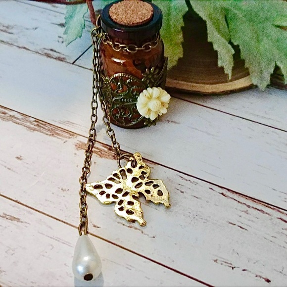 Wish Bottle Charm Necklace - Picture 3 of 4